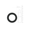 Черное эрекционное кольцо Silicone Cock Ring Medium фото №2 — секс игрушки: Украина, NO TABOO