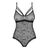 Сексуальное боди полупрозрачное с рисунком Crotchless teddy L/XL, фото №3 — секс шоп Украина, NO TABOO