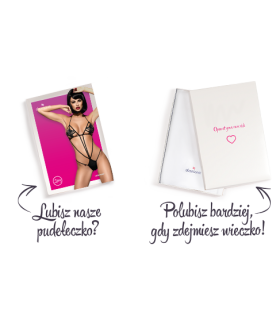 Сексуальне боді з мереживами в області грудей, S / M - No Taboo