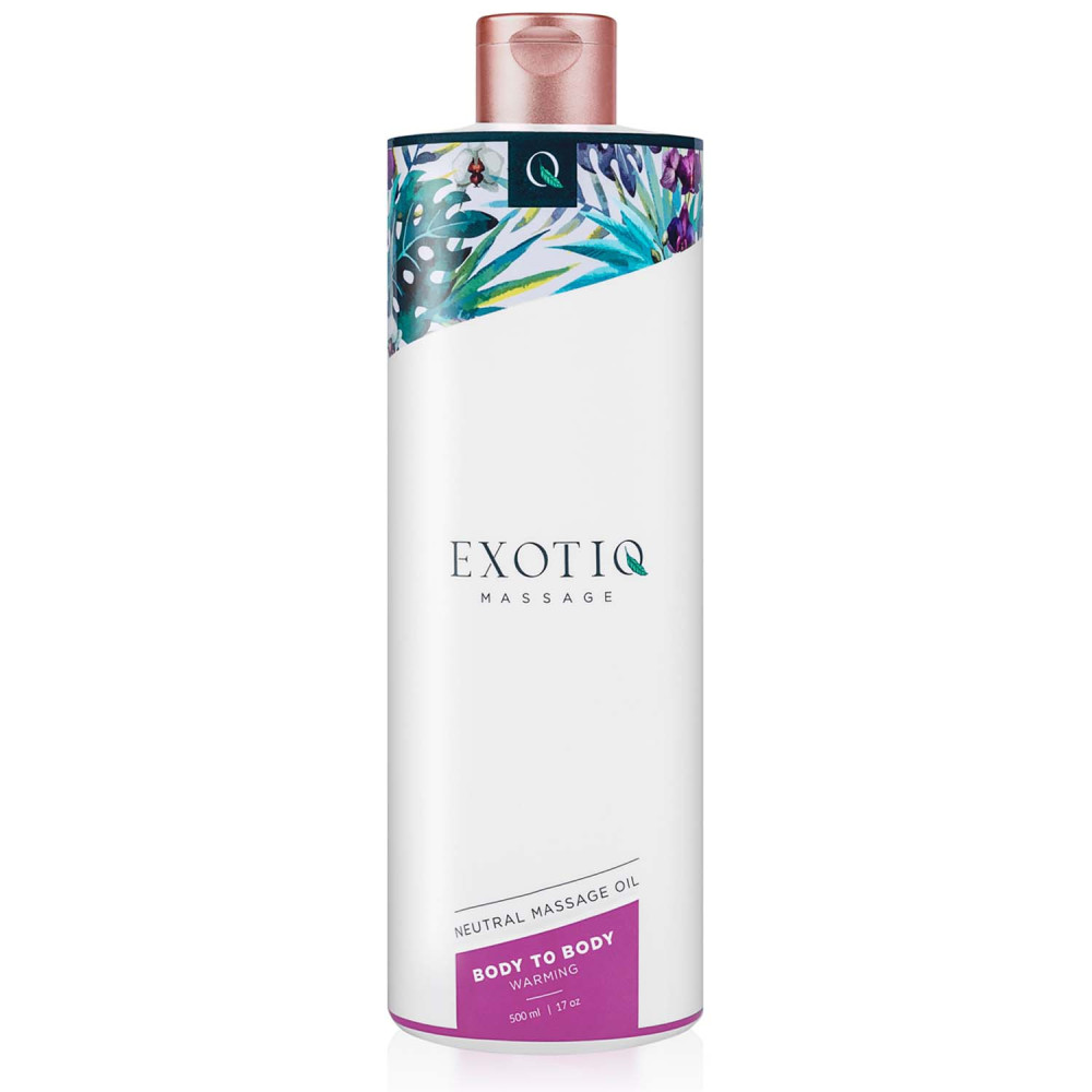 Массажное масло согревающее для всего тела Exotio massage Body to body warming 500 ml, фото №0 — секс шоп Украина, NO TABOO