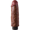 Вибратор на присоске KING COCK 6INCH VIBRATING COCK BROWN фото №2 — секс игрушки: Украина, NO TABOO