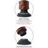 Вибратор на присоске KING COCK 6INCH VIBRATING COCK BROWN фото №4 — секс игрушки: Украина, NO TABOO