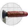 Вибратор на присоске KING COCK 6INCH VIBRATING COCK BROWN фото №3 — секс игрушки: Украина, NO TABOO