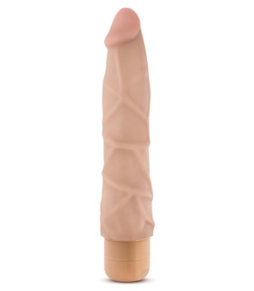 Вибратор реалистичный Dr. Skin, мультискоростной, бежевый, 22.8 х 5 см - No Taboo