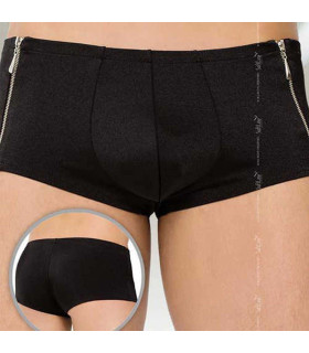 Труси-шорти дві блискавки Shorts 4500-black L - No Taboo