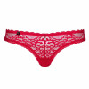 Сексуальные стринги, кружевные красные ROUGEBELLE S/M, фото №3 — секс шоп Украина, NO TABOO