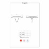 Сексуальные стринги, кружевные красные ROUGEBELLE S/M, фото №5 — секс шоп Украина, NO TABOO