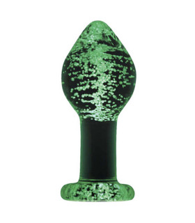 Анальная пробка прозрачная стекло FIREFLY GLASS PLUG LARGE CLEAR - No Taboo
