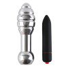 Анальная вибропробка Jaz Mh Vibrating Dildo Anal Plug 45 mm фото №4 — секс игрушки: Украина, NO TABOO