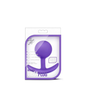 Анальная пробка Blush со смещённым центром тяжести, фиолетовая, 8.9 х 4.5 см - No Taboo
