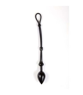 Анальна пробка з ерекційним кільцем COCK GRIP PLUG large BLACK - No Taboo