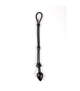 Анальная пробка с эрекционным кольцом COCK GRIP PLUG SMALL BLACK - No Taboo