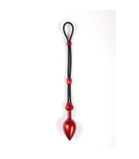 Анальная пробка с эрекционным кольцом COCK GRIP PLUG LARGE RED - No Taboo