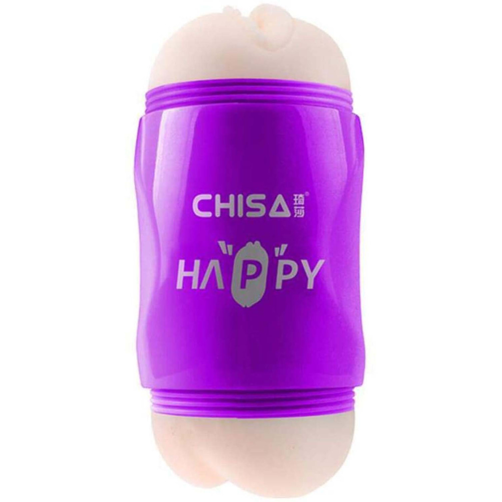 Мастурбатор вагина и анус двухсторонний с вибрацией - Happy Cup Mouth & Ass Masturbator фото №3 — секс игрушки: Украина, NO TABOO