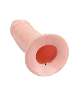 Мужской полый страпон - фаллопротез реалистичный с креплением на трусиках Vibrating Strap On Flesh - No Taboo