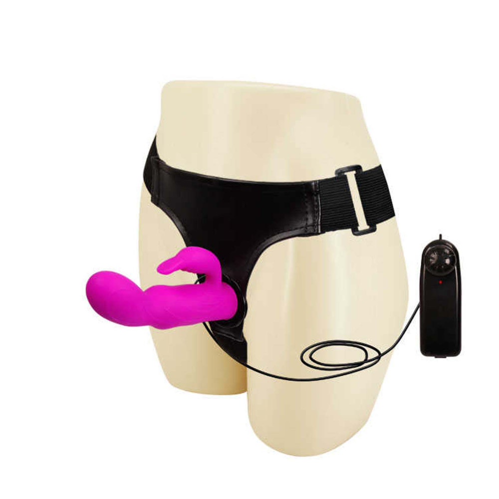 Страпон с вибрацией с клиторальным стимулятором Ultra Harness Strap-On фото №0 — секс игрушки: Украина, NO TABOO
