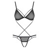 Эротические боди с интимным вырезом полуоткрытое crotchless teddy S/M, фото №5 — секс шоп Украина, NO TABOO