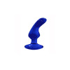 Анальная пробка стекло CRYSTAL ANGLED GLASS PLUG BLUE фото №2 — секс игрушки: Украина, NO TABOO