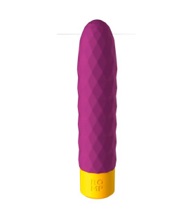 Вибратор классический ROMP Beat рельефный, фиолетовый, 15 × 3.2 см - No Taboo