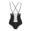Эротический боди, с кружевом из атласной ткани Lolitte teddy black L/XL, фото №6 — секс шоп Украина, NO TABOO
