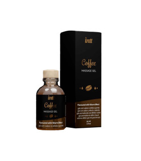 Масажний гель Intt Coffee, 30 мл, зі зігріваючим ефектом, зі смаком кави - No Taboo