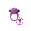 Виброкольцо с рельефом VIBRATING RING PURPLE фото №1 — секс игрушки: Украина, NO TABOO