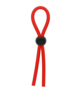 Эрекционное лассо Dreamtoys All Time Favorites регулируемое, красное, 14 см - No Taboo