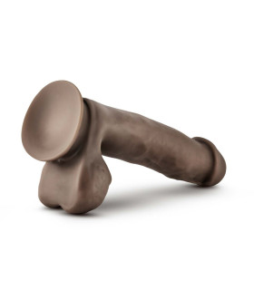 Фалоімітатор реалістичний Blush, на присосці, коричневий, 17 х 3.8 см - No Taboo