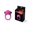 Виброкольцо с рельефом VIBRATING RING PURPLE фото №2 — секс игрушки: Украина, NO TABOO
