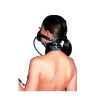 Leather Head Mask - Маска с кляпом и ошейником, фото №3 — секс шоп Украина, NO TABOO