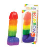 Свеча в форме радужного члена Pecker Party Candle, фото №1 — секс шоп Украина, NO TABOO