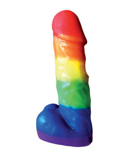 Свеча в форме радужного члена Pecker Party Candle - No Taboo