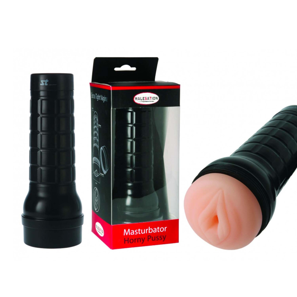 Мастурбатор вагина реалистичная MALESATION Masturbator Horny Pussy фото №2 — секс игрушки: Украина, NO TABOO