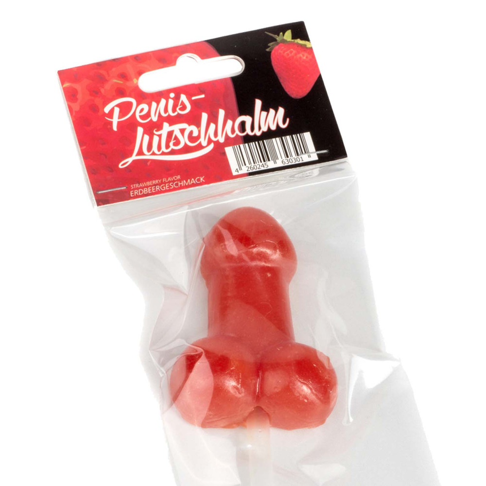 Конфета леденец в виде члена Penis-Strohhalm-Lolly Red, фото №3 — секс шоп Украина, NO TABOO