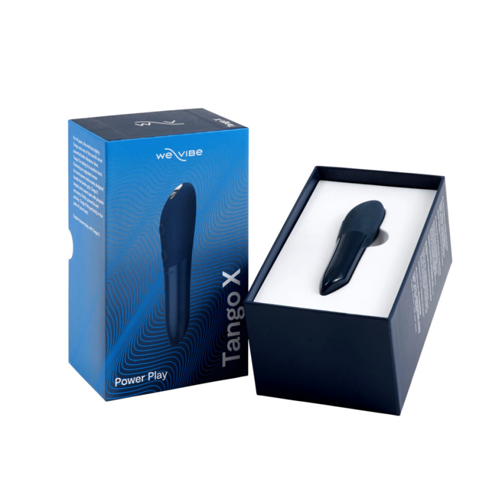 Вибропуля Tango X by We-Vibe, синяя фото №10 — секс игрушки: Украина, NO TABOO