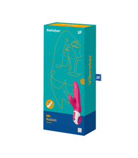 Вибратор-кролик Satisfyer Mr.Rabbit розовый, 16 х 4 см - No Taboo