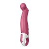 Вибратор Satisfyer Petting Hippo с кольцом, бордовый, 22.9 х 4 см фото №1 — секс игрушки: Украина, NO TABOO