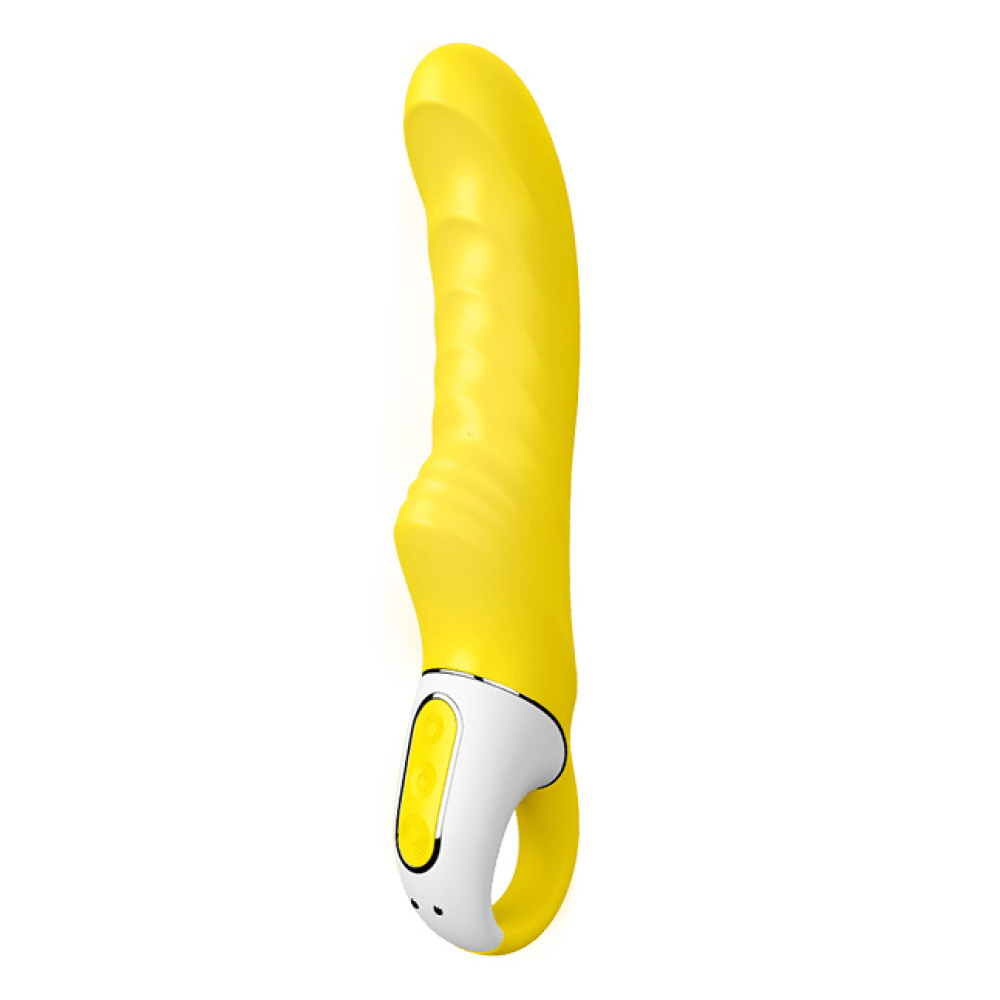 Вибратор Satisfyer Yummy Sunshine с кольцом, желтый, 22.5 х 4.1 см фото №0 — секс игрушки: Украина, NO TABOO