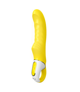 Вибратор Satisfyer Yummy Sunshine с кольцом, желтый, 22.5 х 4.1 см - No Taboo