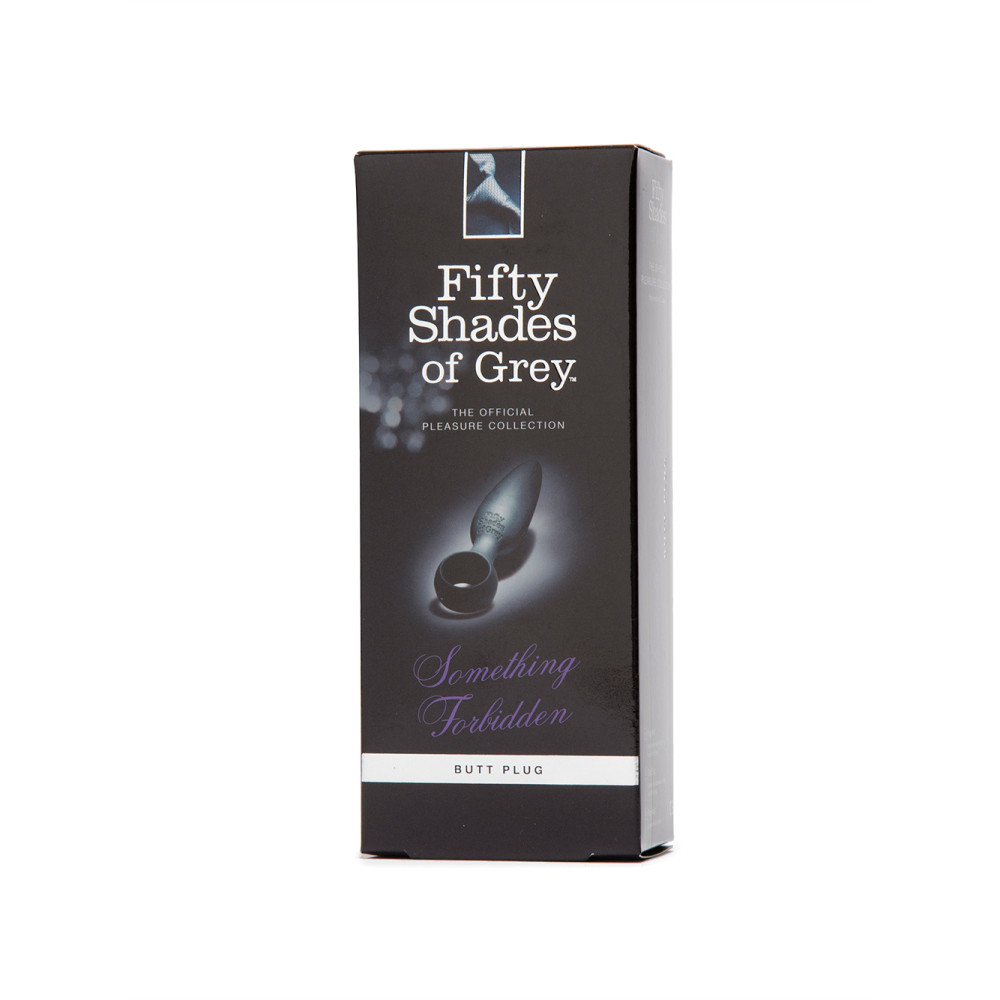 Анальная пробка Fifty Shades Of Grey силиконовая, черная, 10.8 х 2.5 см фото №2 — секс игрушки: Украина, NO TABOO