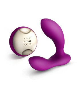 Массажер для простаты Lelo Hugo с дистанционным управлением, розовый - No Taboo