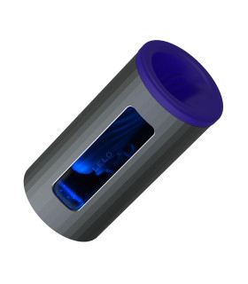 Мастурбатор смарт LELO F1S V2, з вібрацією і пульсацією, чорно-синій - No Taboo