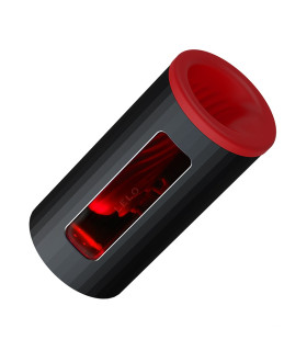 Мастурбатор смарт LELO F1S V2, з вібрацією і пульсацією, чорно-червоний - No Taboo