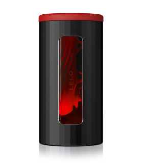 Мастурбатор смарт LELO F1S V2, з вібрацією і пульсацією, чорно-червоний - No Taboo