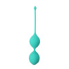 Вагинальные шарики SEE YOU IN BLOOM DUO BALLS 36MM GREEN фото №1 — секс игрушки: Украина, NO TABOO