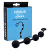 Анальные шарики Nexus Excite, силиконовые, 30 см х 3 см, черные фото №1 — секс игрушки: Украина, NO TABOO