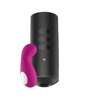 Набір для пари мастурбатор та міні вібратор Kiiroo Titan & Cliona Couple's Set - No Taboo