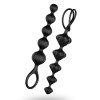 Набор анальных ёлочек Satisfyer Love Beads, чёрные, 2 шт фото №1 — секс игрушки: Украина, NO TABOO