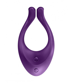 Вибратор для пар Satisfyer Endless Joy многофункциональный, фиолетовый, 13 х 3.3 см - No Taboo