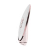 Вакуумный стимулятор Satisfyer Luxury Pret-a-Porter White с кожаной вставкой, розово-белый, 19.2 х 4 см фото №1 — секс игрушки: Украина, NO TABOO